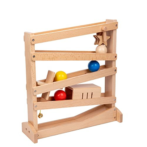 Adena Montessori Tracker Ball Drop Toys Wooden Toys for 1 2 3 Years Old Toddlers Montessori-Inspired Toys for Babies | Amazon (US)