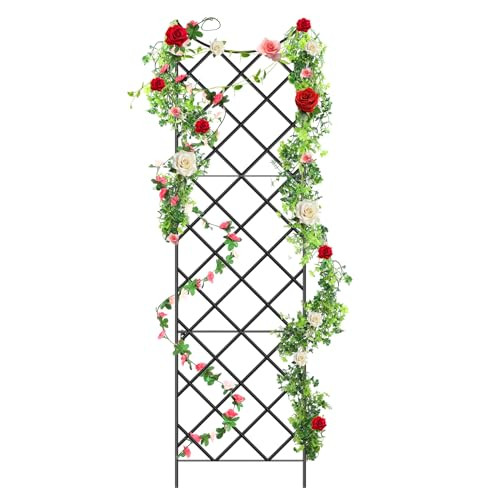 Giant Trellis for Climbing Plants, 108'' x 30'' Large Heavy Duty Rustproof Metal Vine Plant Trell... | Amazon (US)