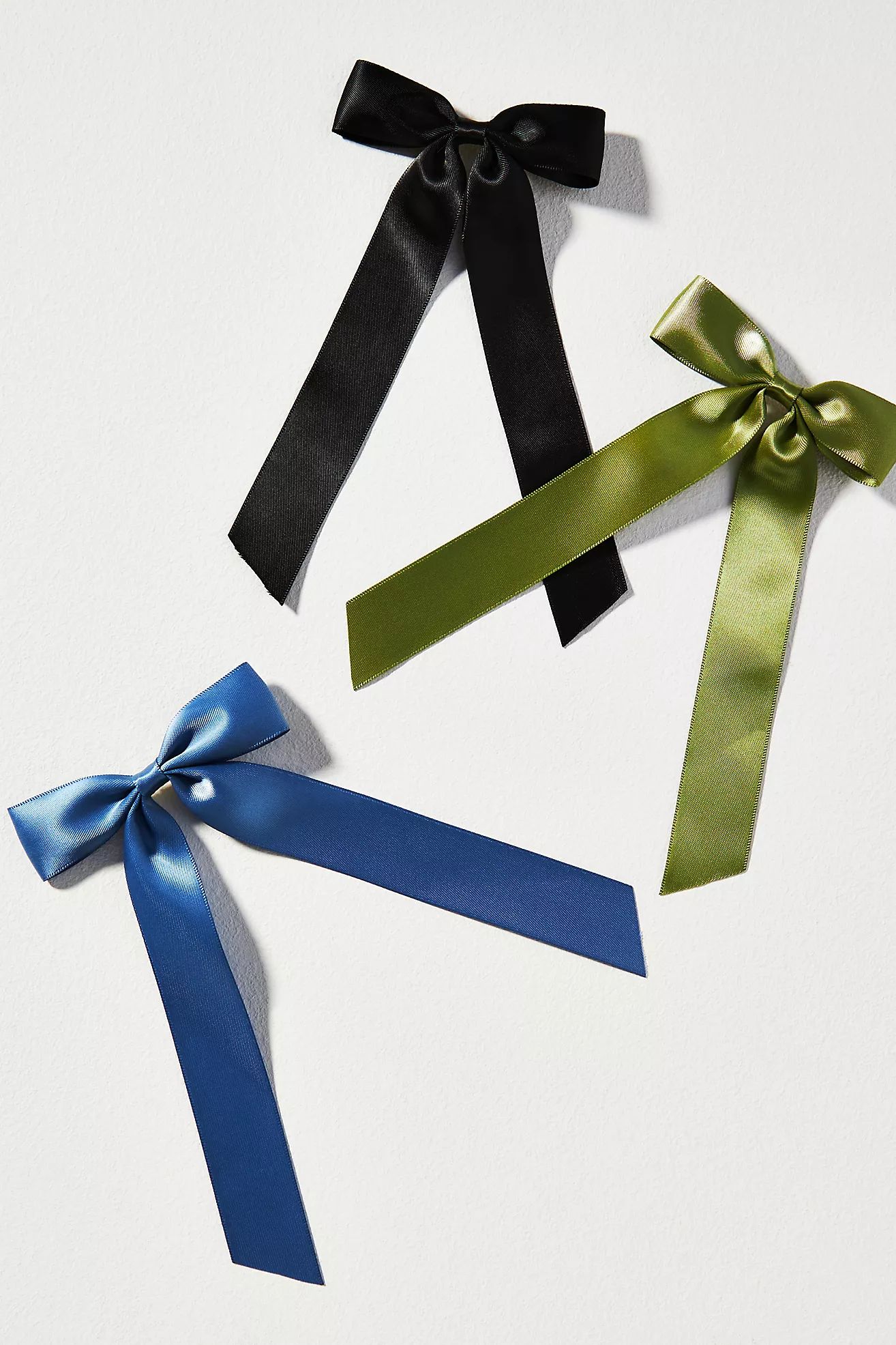 Large Classic Hair Bows, Set of 3 | Anthropologie (US)