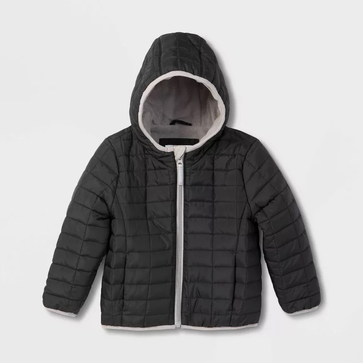 Toddler Long Sleeve Puffer Jacket - Cat & Jack™ | Target