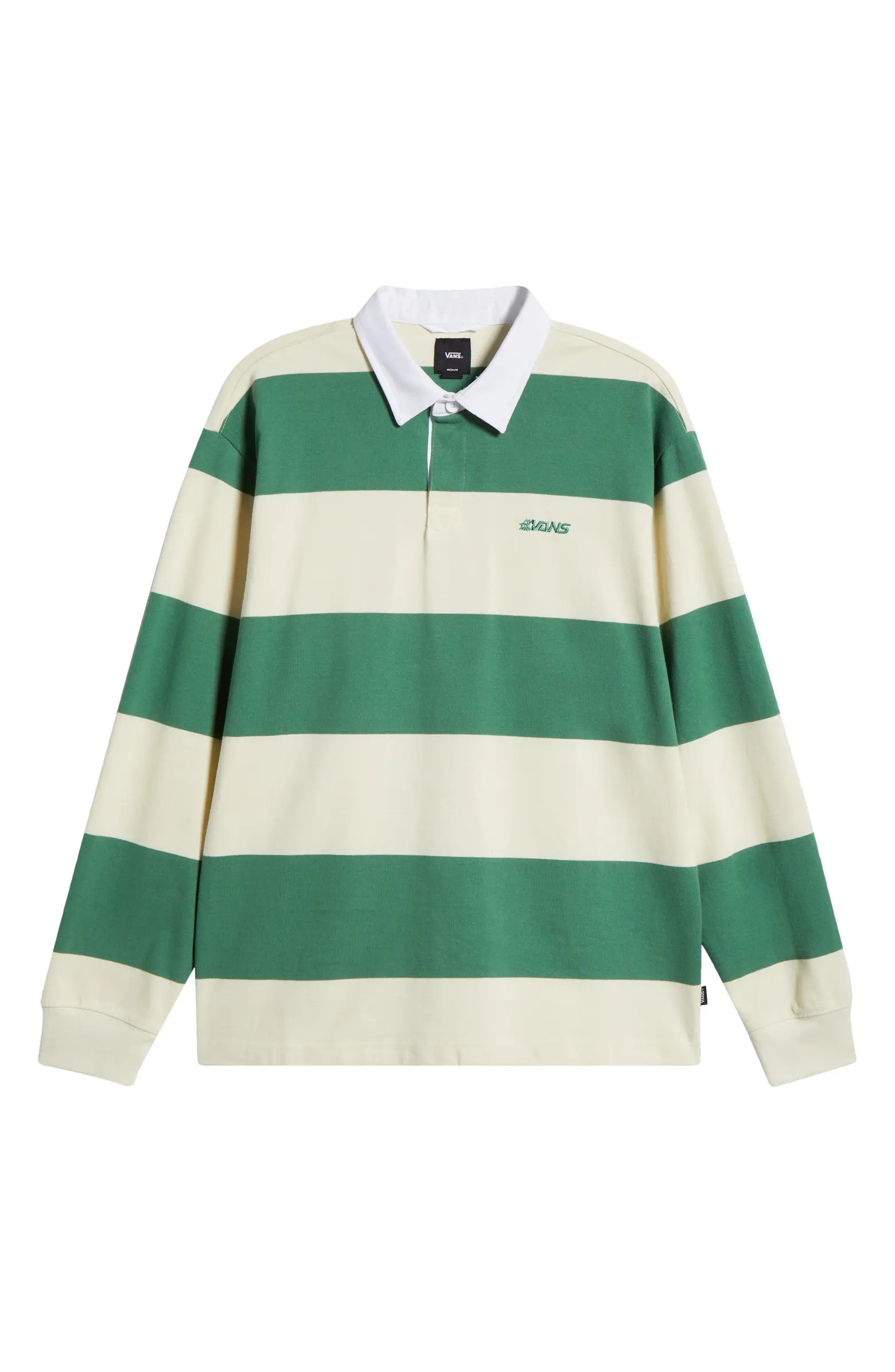 Ward Stripe Rugby Knit Long Sleeve Polo | Nordstrom