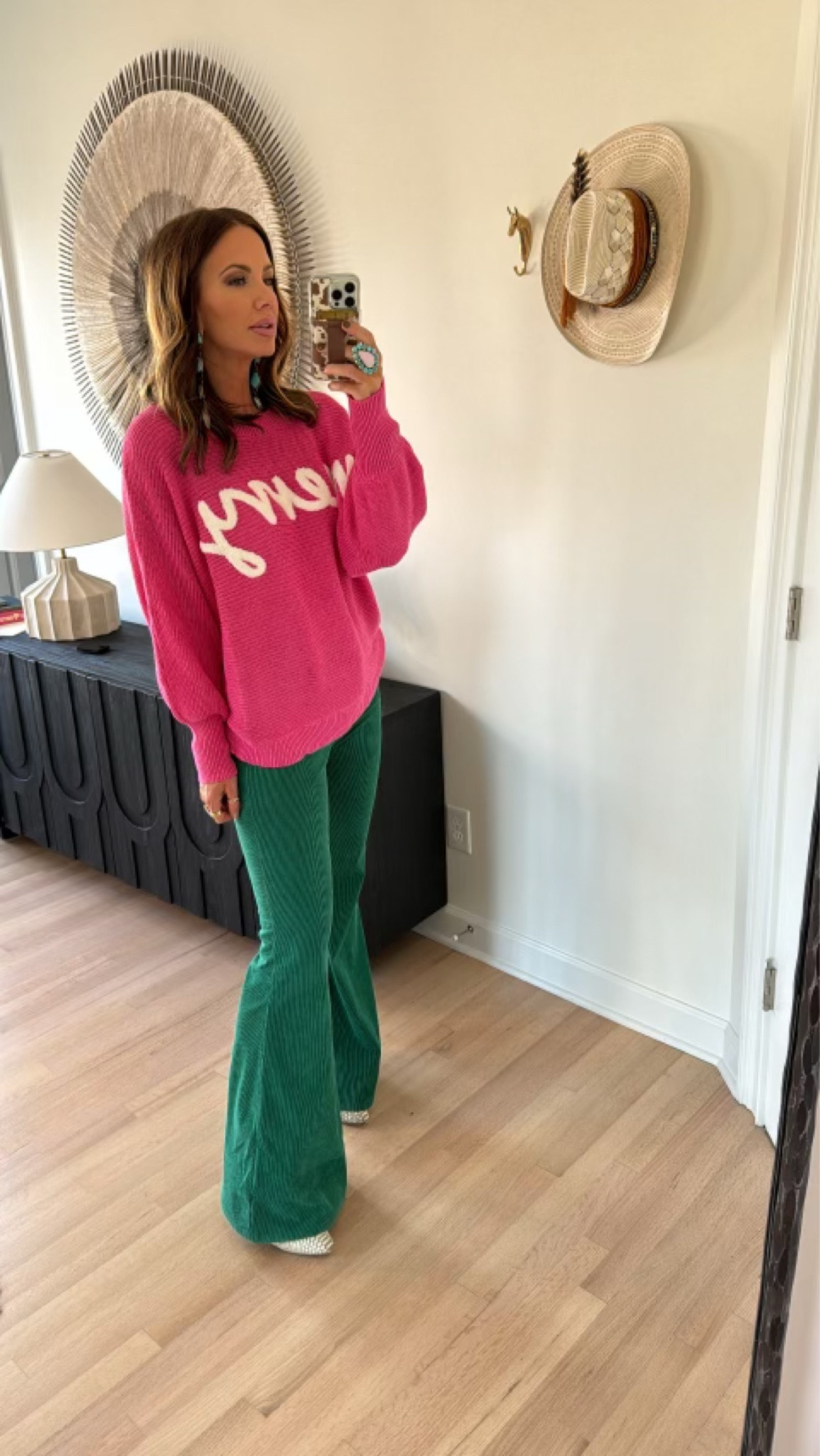 Avara “Merry" Sweater runs TTS, I’m wearing a medium! Code BETSY15 works for 72 hours! ❤️

Jewelry from @goldielew_ code BETSY works! 

Boots from Freebirds linked! 

#LTKsalealert #LTKSeasonal #LTKHoliday