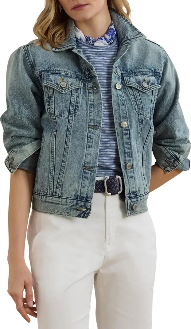 Lauren Ralph Lauren Denim Trucker Jacket | Nordstrom | Nordstrom