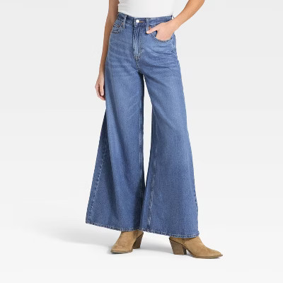 Women's Highest-Rise Palazzo Wide Leg Jeans - Universal Thread™ | Target