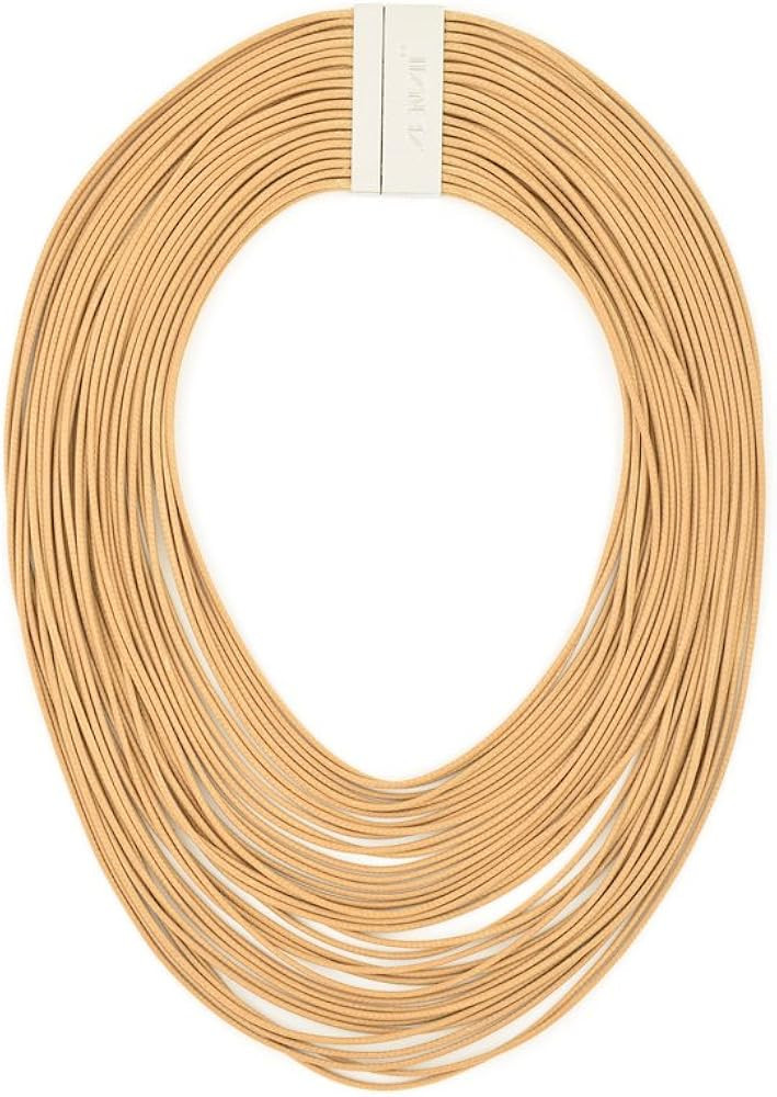 ZENZII Multi Strand Statement Bib Necklace with Magnetic Clasp for Women | Amazon (US)