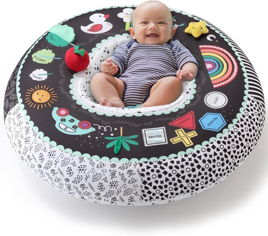 The Peanutshell Baby Boy or Girl Play Ring - Inflatable Seat, Sitting Support Chair, Unisex Activ... | Amazon (US)