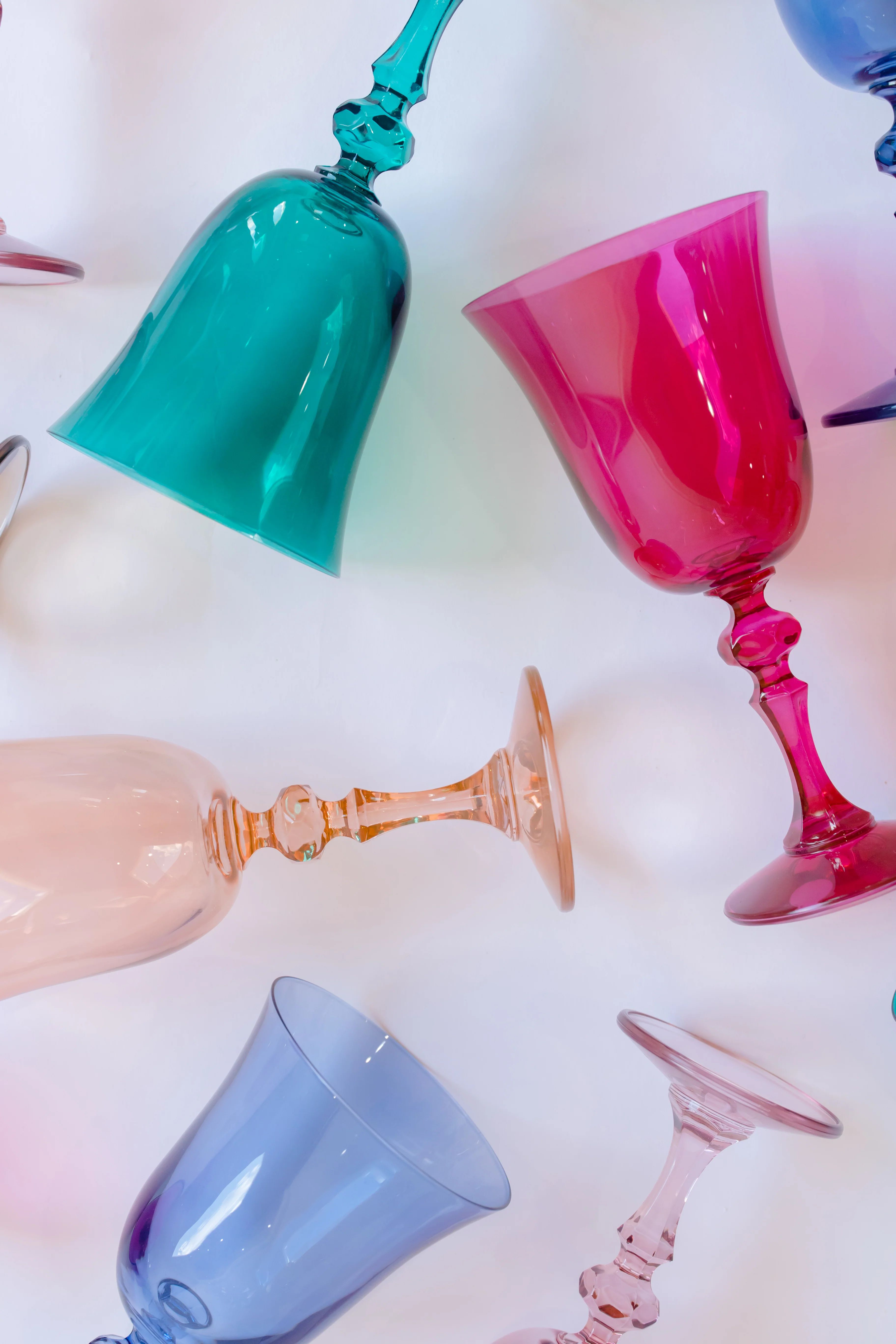 Estelle Colored Regal Goblet - Set of 6 {Mystery Box} | Estelle Colored Glass