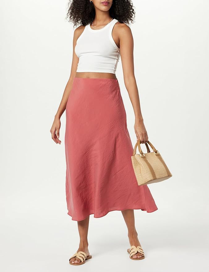 The Drop Women's Haniyyah A-Line Midi Skirt | Amazon (US)