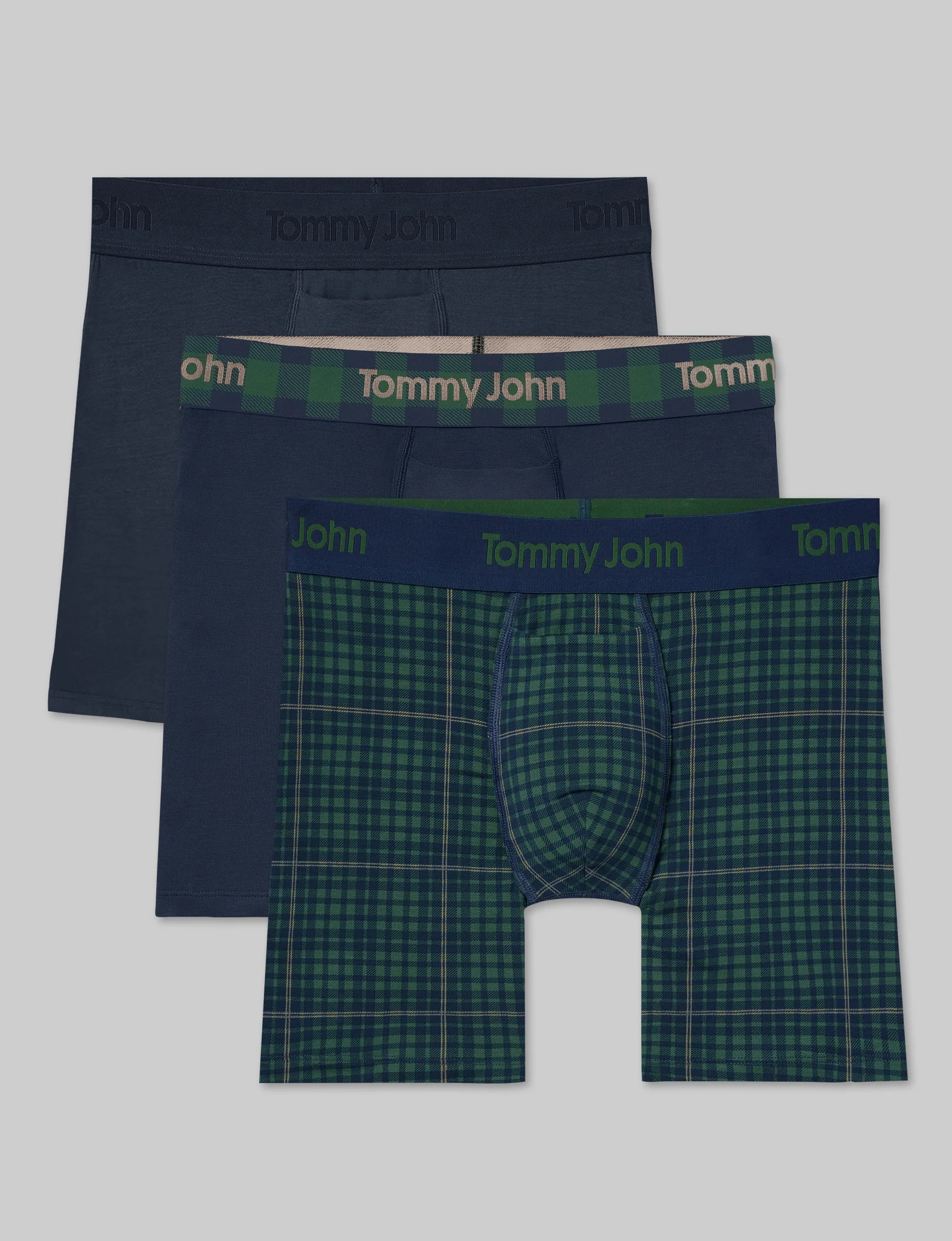 Second Skin Mid-Length Boxer Brief 6" (3-Pack) | Tommy John