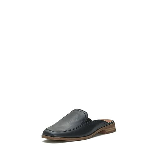 Lucky Brand Women's Lisinda Slide Loafer Flat, Black, 5.5 | Amazon (US)