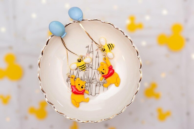 A Little Black Rain Cloud- Silly Ol’ Bear | Lightweight Clay Earrings | Pooh Bear Inspired - Et... | Etsy (US)