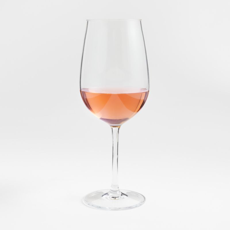 Acrylic Wine Glass + Reviews | Crate and Barrel | Crate & Barrel