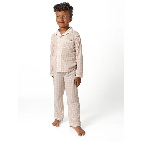 Modern Moments by Gerber Gender Neutral Long Sleeve Coat Pajama Set, 2-Piece, Sizes 12 Months - 5... | Walmart (US)