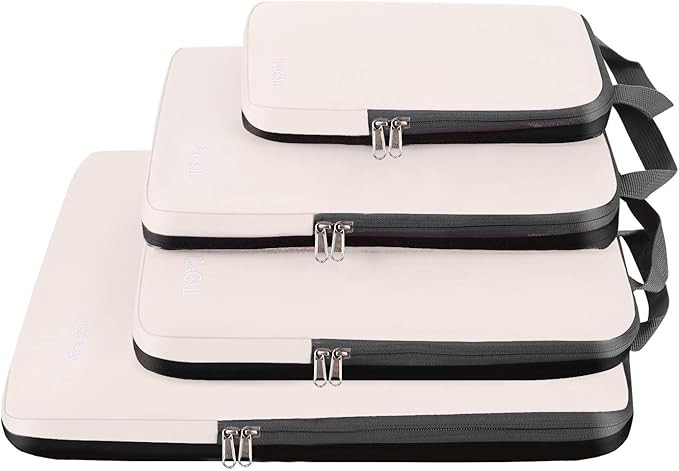BAGAIL 4 Set/5 Set/6 Set Compression Packing Cubes Travel Accessories Expandable Packing Organize... | Amazon (US)