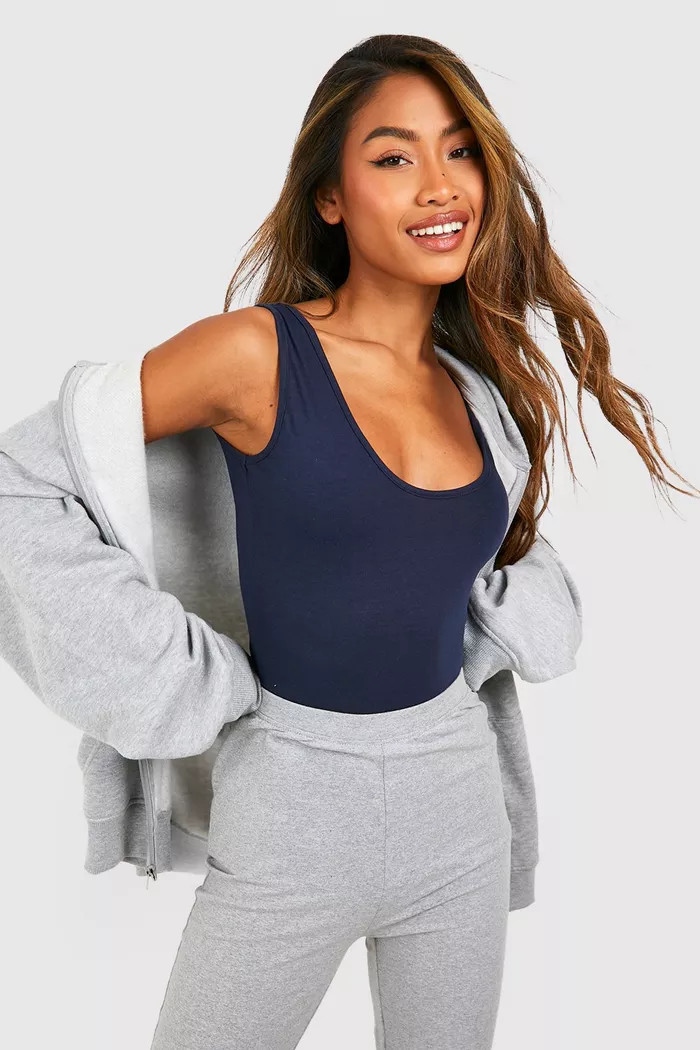Basic Wide Strap Tank Top | boohoo (US & Canada)