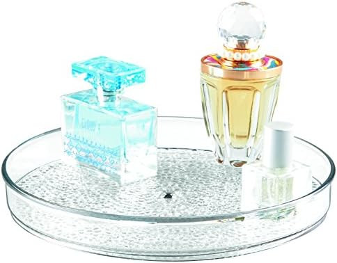 iDesign Rain Lazy Susan Turntable Cosmetic Organizer for Vanity Cabinet, Bathroom, Kitchen Counterto | Amazon (US)
