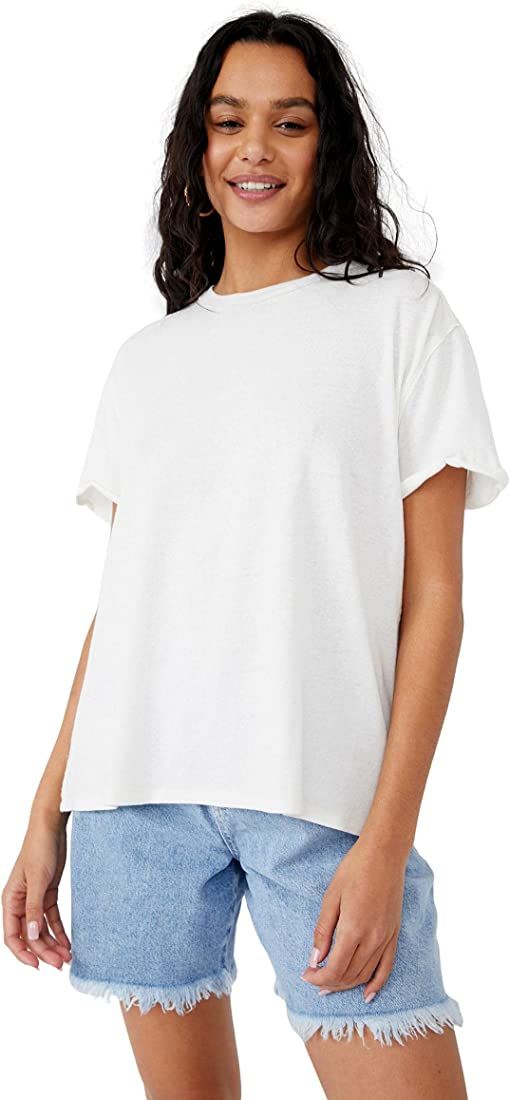 Free People Womens Knit Tee T-Shirt | Amazon (US)