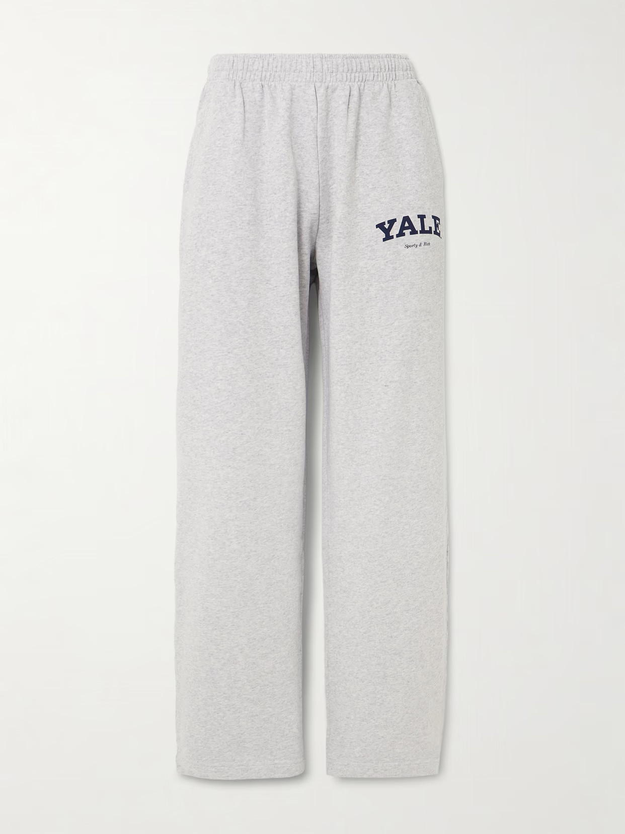Sporty & Rich - Printed Cotton-jersey Track Pants - Gray | NET-A-PORTER (US)