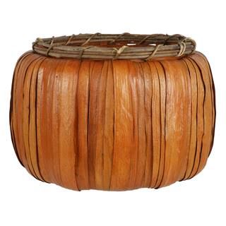 7" Palm Leaf Pumpkin Basket by Ashland® | Michaels Stores