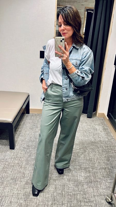 Back to school looks for mom!
Love these Chinos in green! The fit is great, and wearing my regular size 28 and under $60

#LTKBacktoSchool #LTKover40 #LTKunder50