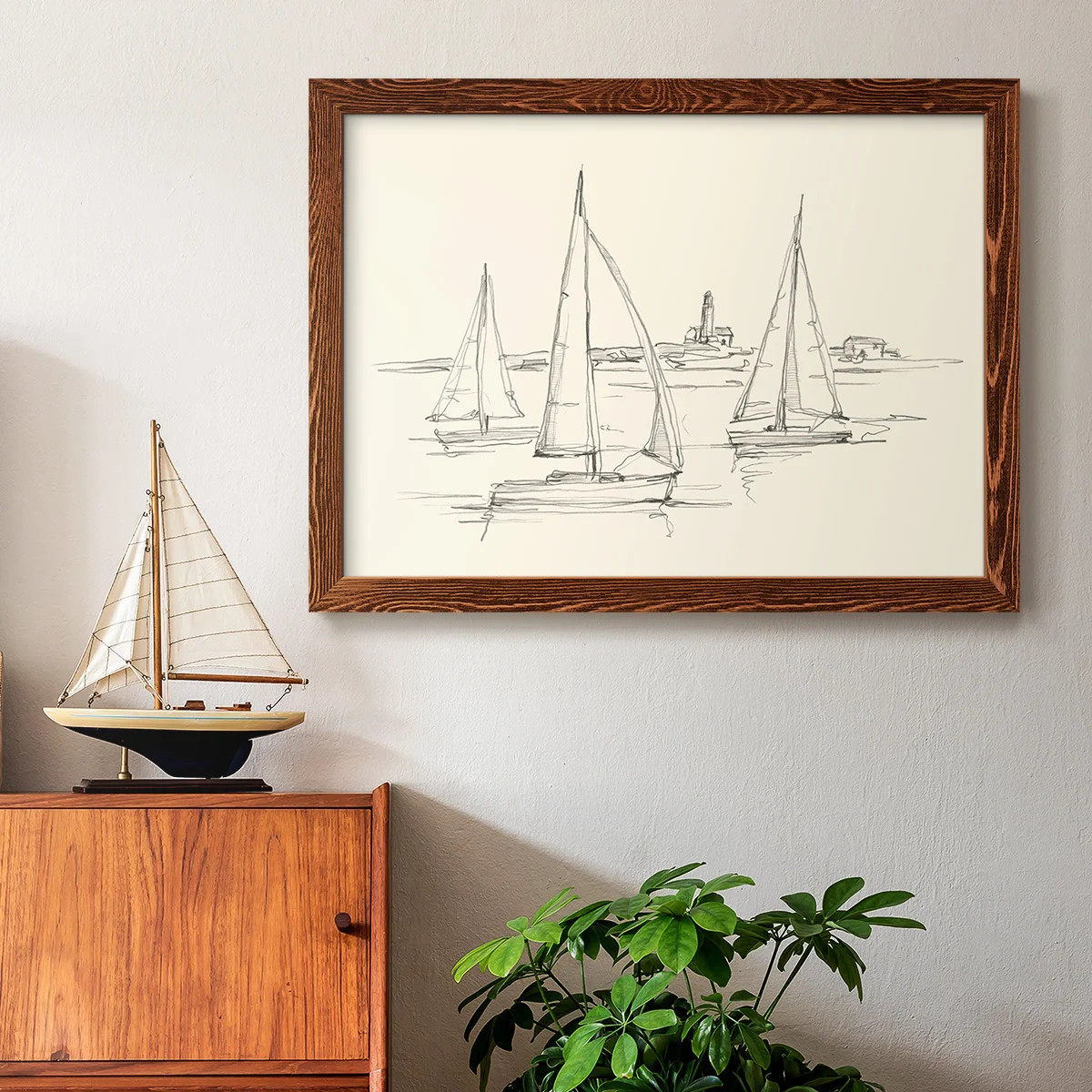 " Coastal Contour Sketch II " | Wayfair North America