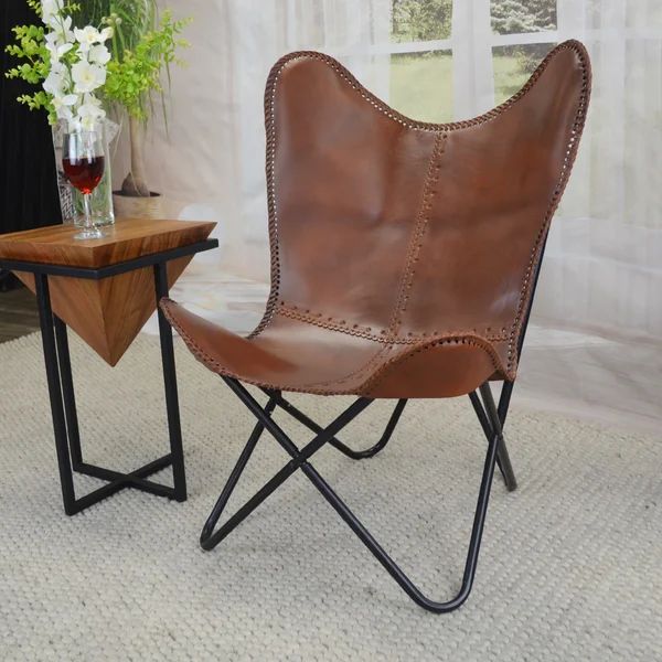 Warroad Leather Accent Chair | Wayfair North America