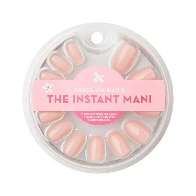 Olive & June Press-on Artificial Nails, Round Short, KAG, Pink, 42 Count | Walmart (US)