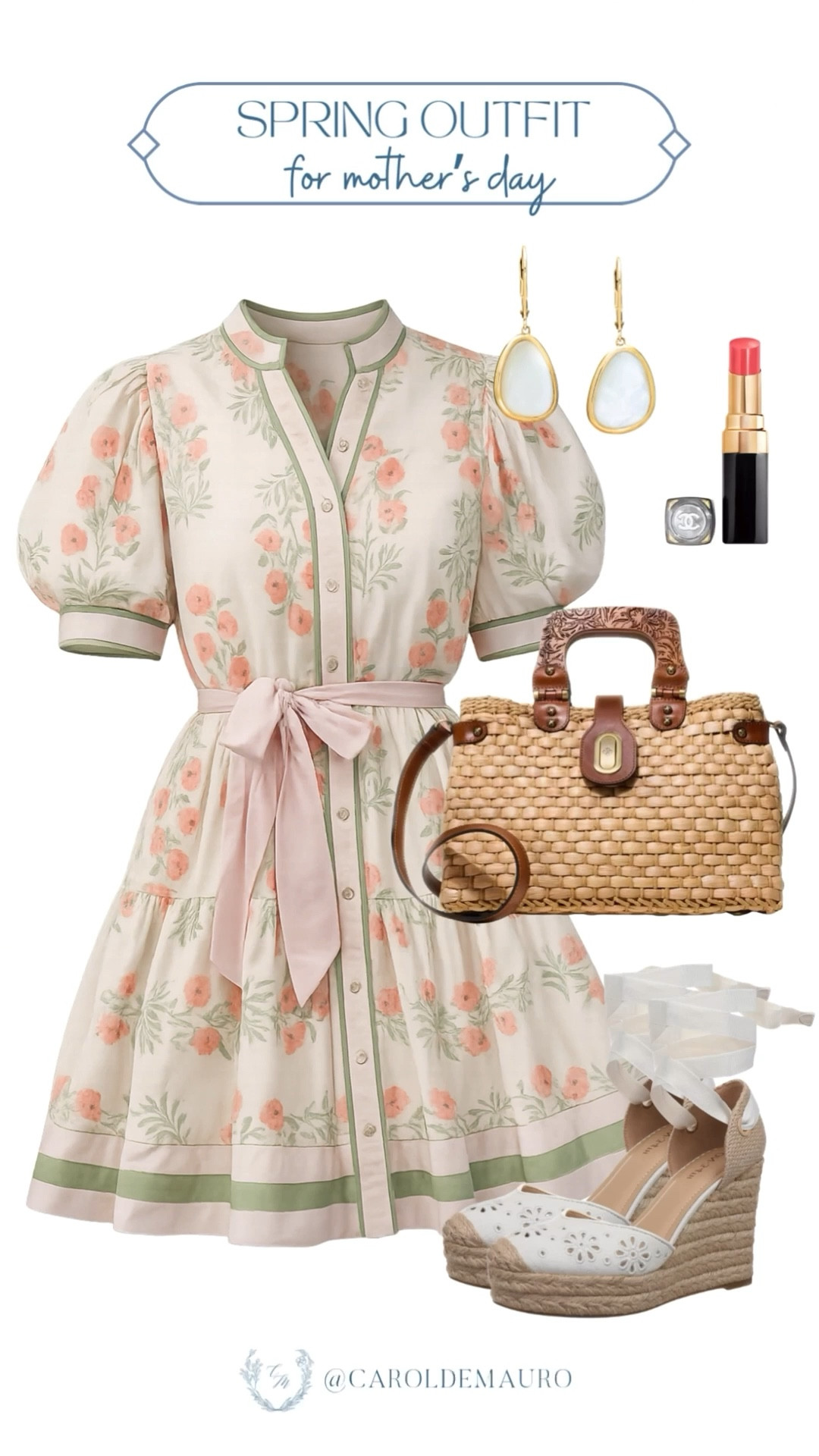 Ready for brunch in the prettiest spring pastels! This gorgeous, breezy dress is incredibly flattering and makes the absolute perfect effortless look for all your Mother's Day celebrations. Just add some simple gold jewelry and your favorite sandals!

mothers day outfit, spring style, brunch outfit, spring dress, mom style, floral dress

#LTKU #LTKSeasonal #LTKootd