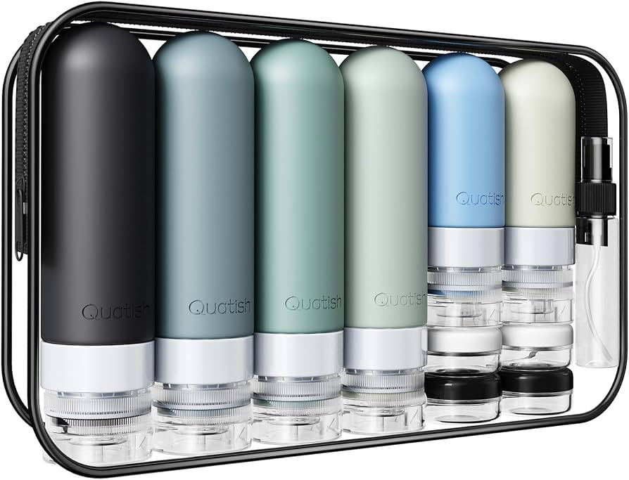 20 Pack Travel Bottles for Toiletries, Original Patented, TSA Approved Travel Size Containers, Le... | Amazon (US)