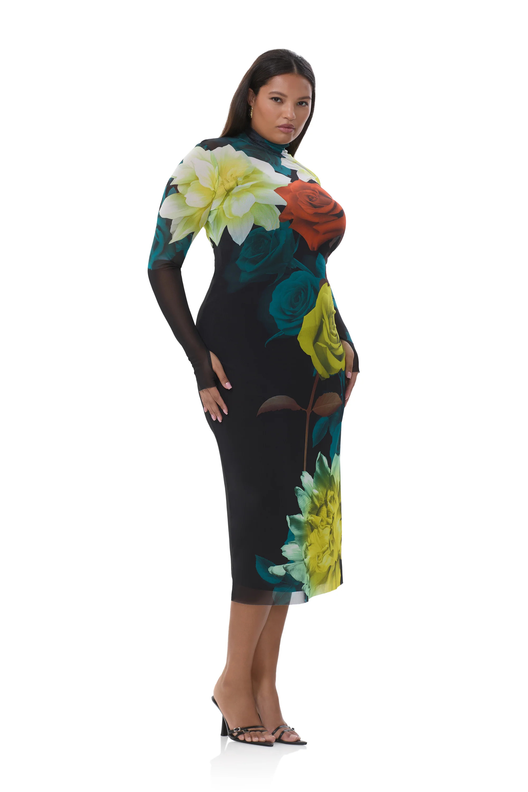 Shailene Dress - Citron Blossom | ShopAFRM