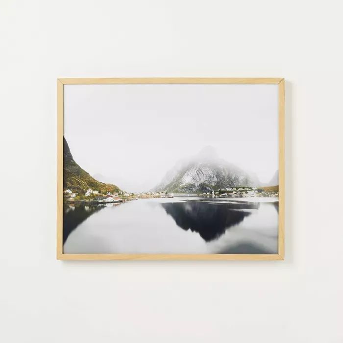 30" x 24" Mirror Lake Framed under Glass - Threshold™ designed with Studio McGee | Target