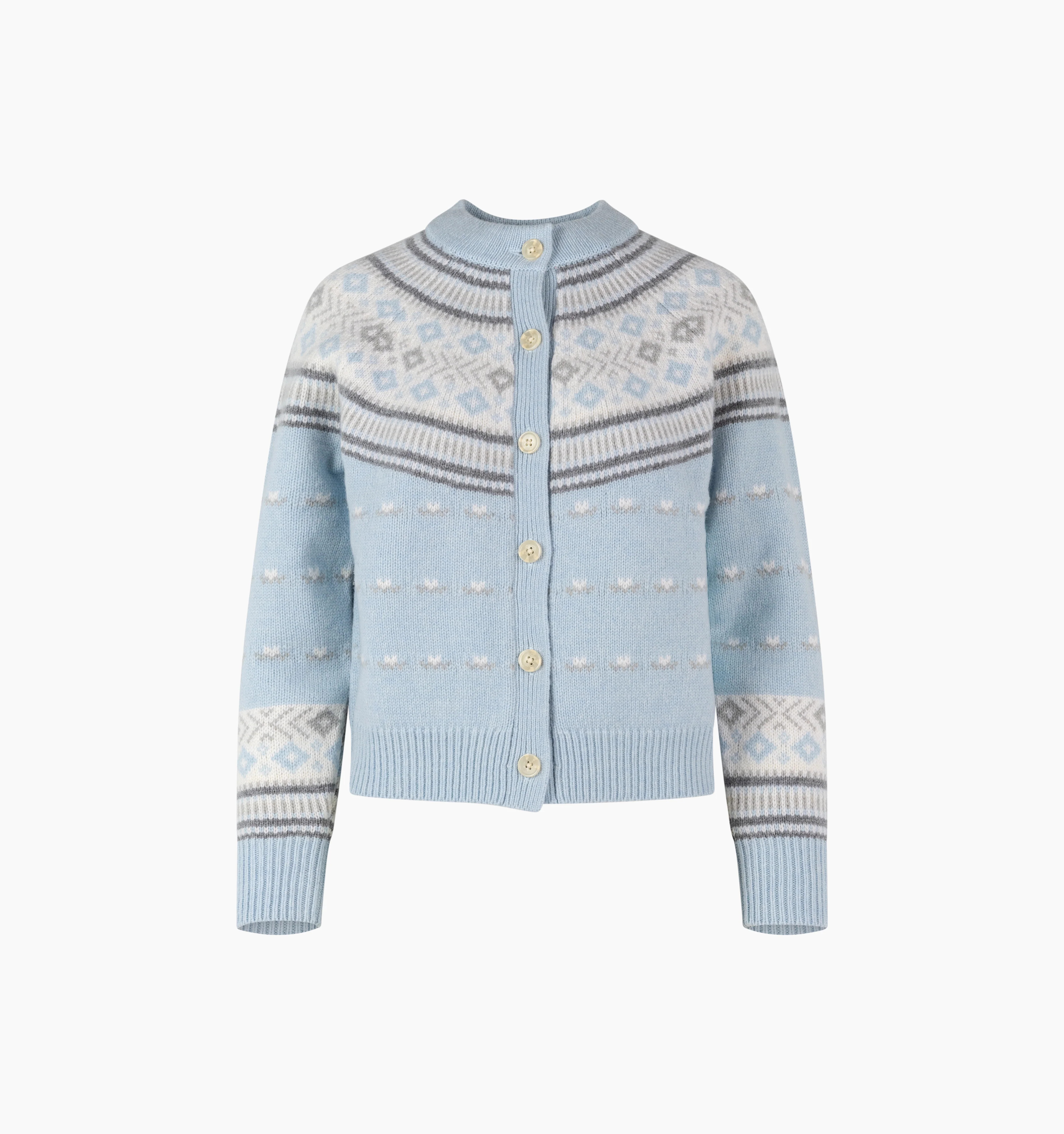 The Ren Cardigan | Blue Multi / XXS | Wool | Hill House Home | Hill House Home US