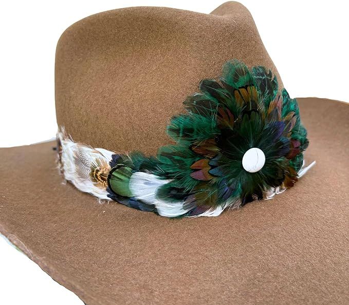 Royal Western Feather Cowboy Hat Band for Men Women Natural Feather | Amazon (US)