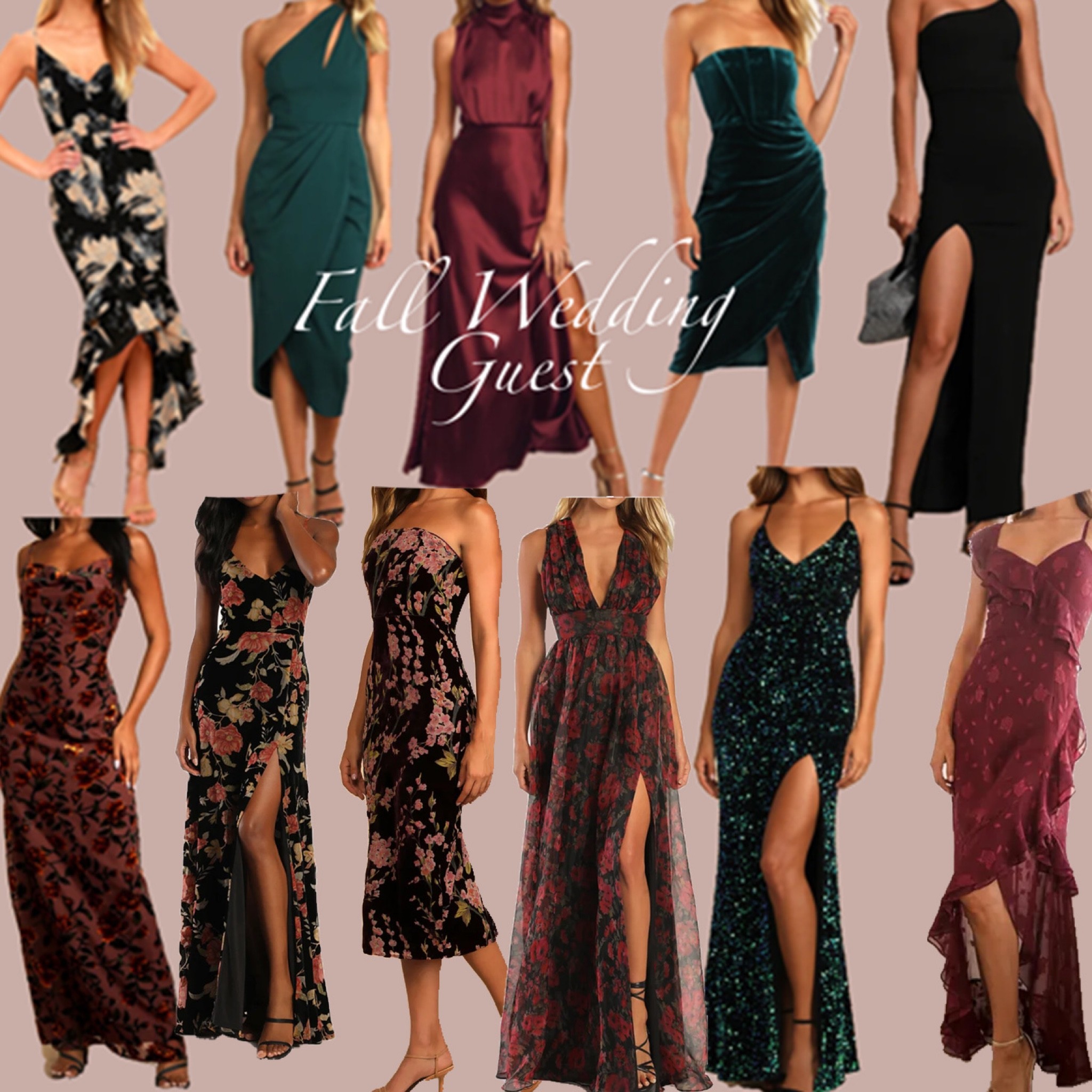 Fall wedding guest dresses 
#wedding #fallwedding 
#weddingguestdresses

#LTKwedding #LTKSeasonal #LTKstyletip