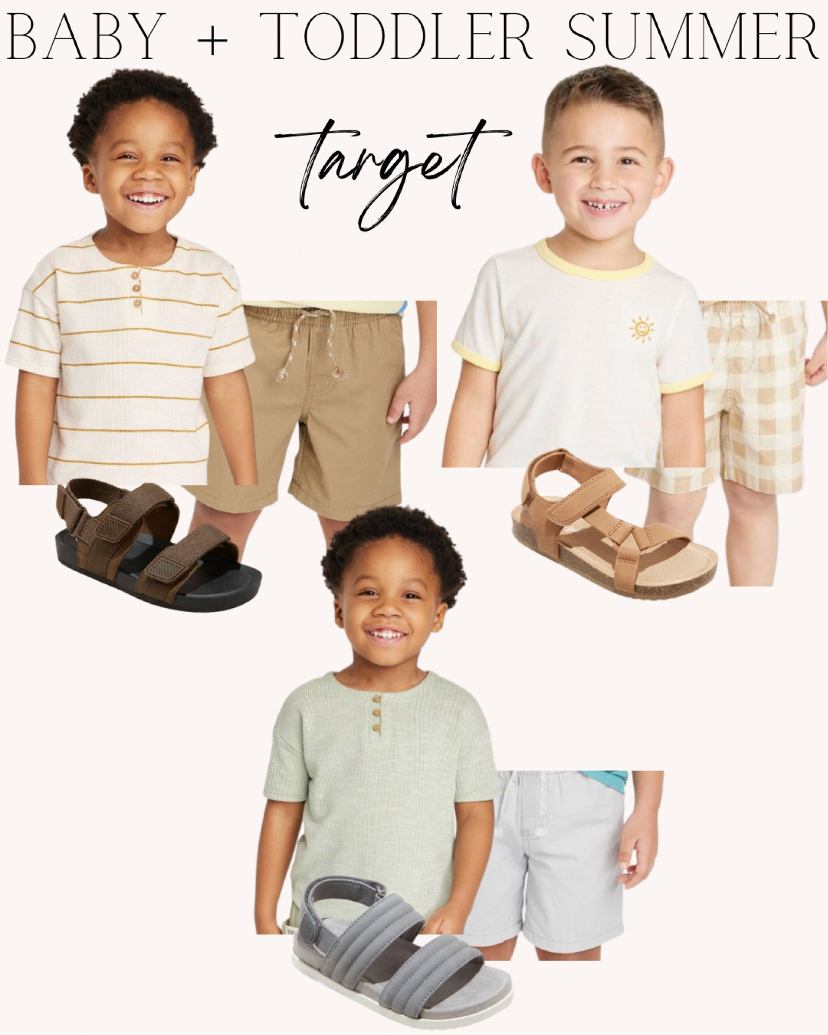 check out these neutral, toddler boy spring & summer clothes! mix & match to get different outfit options! 

#LTKbaby #LTKSeasonal #LTKkids