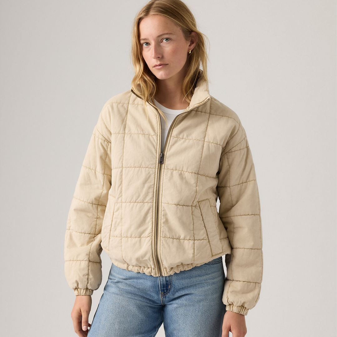 Levi's Box Quilted Relaxed Cotton Jacket - Women's XS | Levi's US