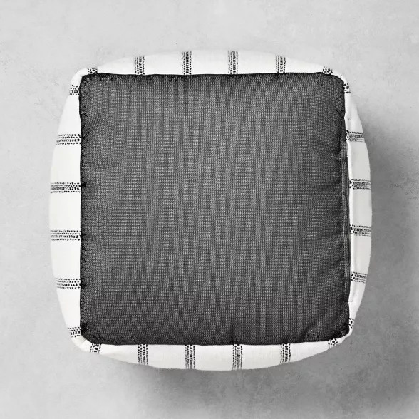 Outdoor Ottoman Gray / White - Hearth & Hand™ with Magnolia | Target