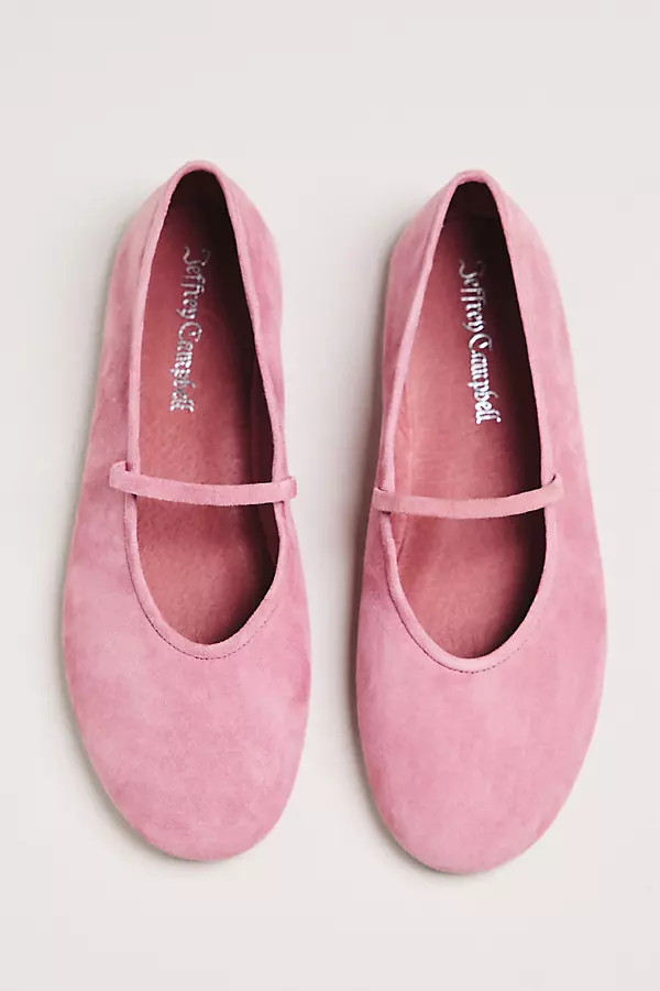 Jeffrey Campbell Dancerina Suede Ballet Flats | Anthropologie (US)