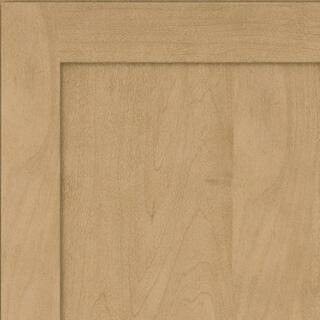 Thornton 7 5/16 in. W x 3/4 in. D x 7 5/16 in. H Quarter Cabinet Door Sample in Wicker | The Home Depot
