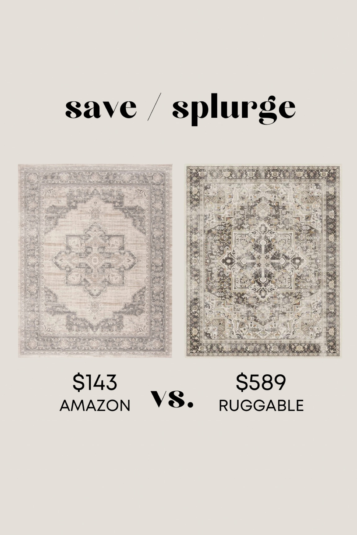 needed an area rug that was quite large, but didn’t want to spend the $! Super similar to the ruggable Kamran Hazel (but pulls less green)

#LTKhome #LTKsalealert #LTKFind