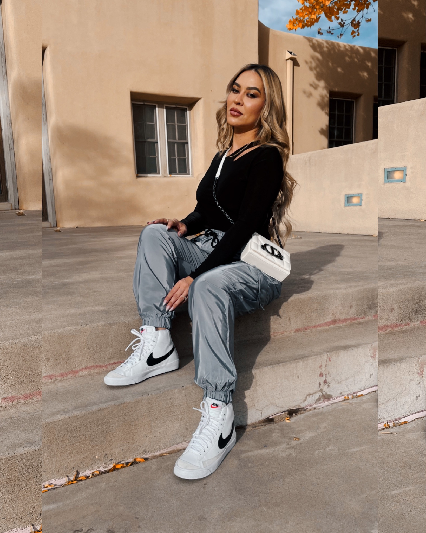 Casual Street Style OOTD 🖤
High fashion meets low fashion 

#LTKfit #LTKshoecrush #LTKstyletip