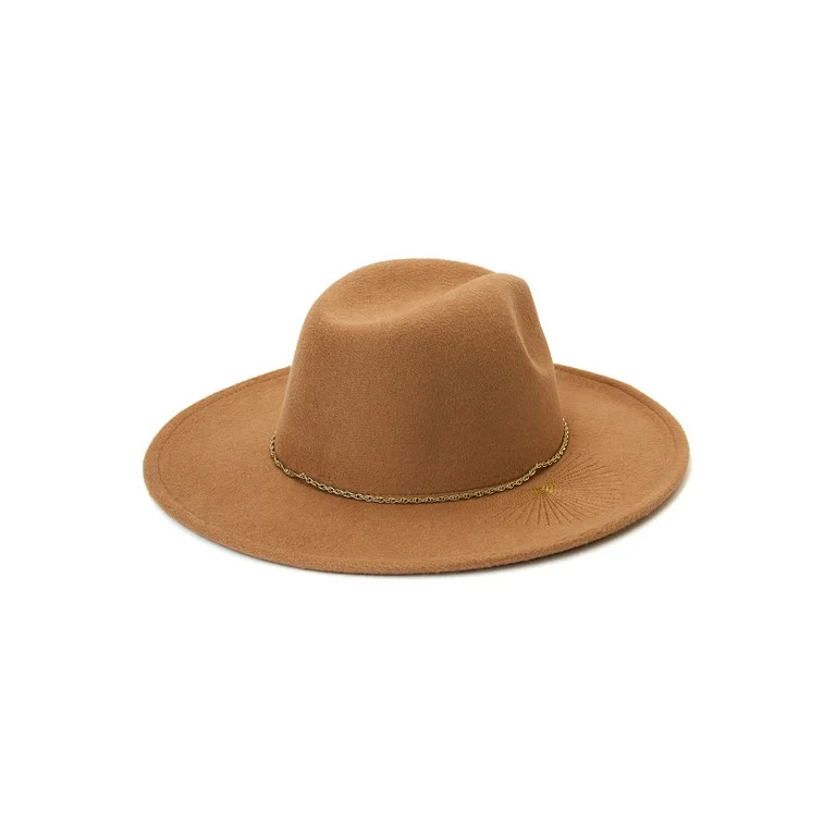 No Boundaries Women's Embroidered Fedora Hat | Walmart (US)