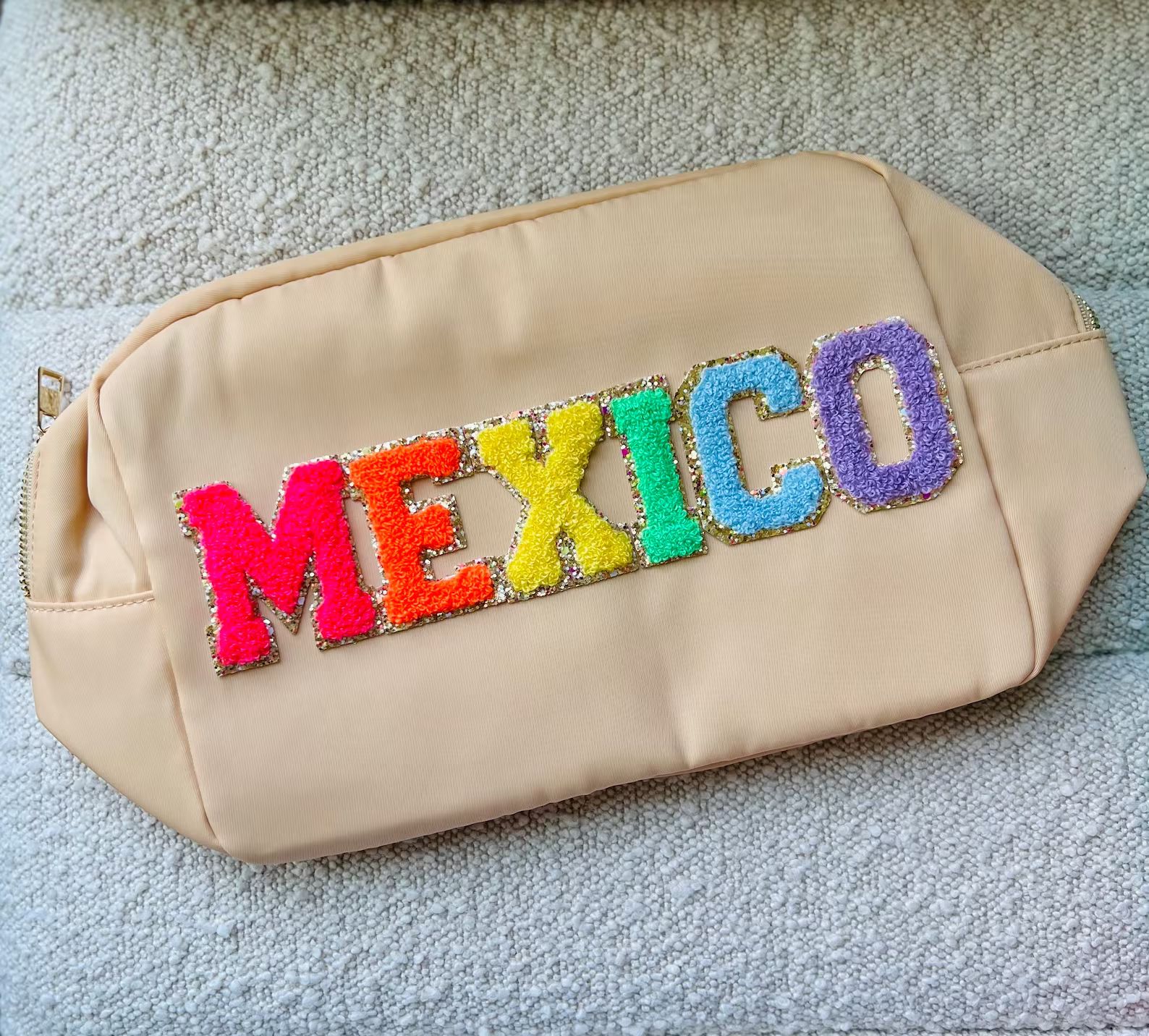 Nylon X-LARGE Cosmetic Bag Make up Bag Travel Bag Bag With - Etsy | Etsy (US)