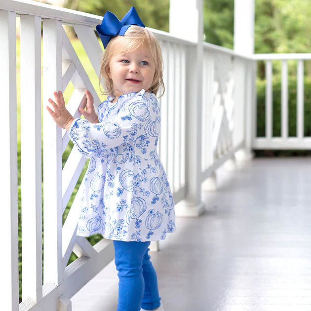 Pumpkin Toile Olivia Legging Set | Classic Whimsy