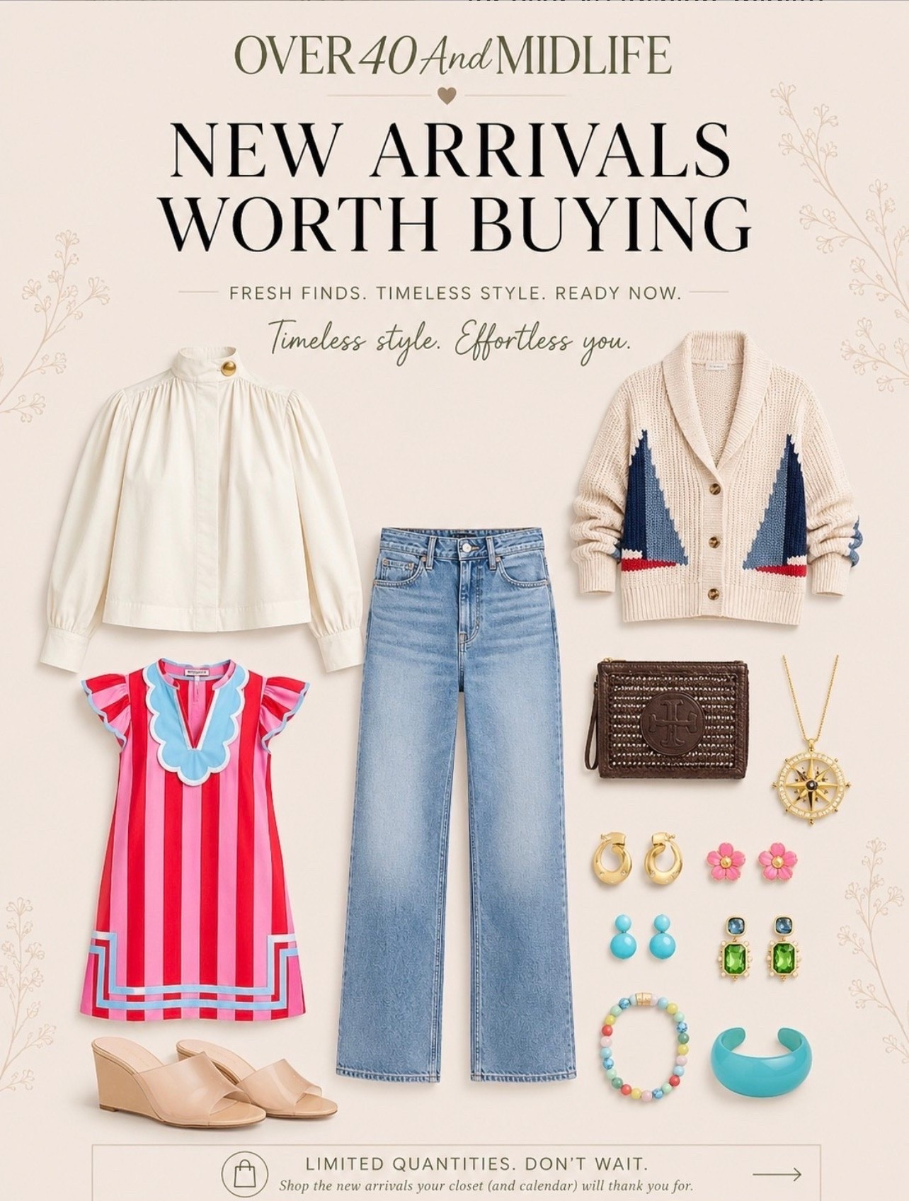 ✨Tap the bell, save and ❤️ for over 40 fashion, midlife style, midsize fashion and luxury looks for less. 

Spring and summer servals worth it 

👑"Helping you look good, feel good!" - Lindsey Denver

#LTKMidsize #LTKOver40 #LTKPlusSize

Comment SHOP below to receive a DM with the link to this post on my LTK ⬇ https://liketk.it/6bOep ltkover40 ltkplussize primeday2022 trgtdealday2022 walmart_july2022 ltkxprimeday ltkxprime ltkmidsize