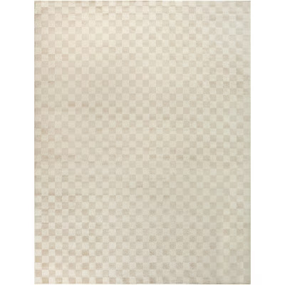 Nourison Serenity Home Checkered Indoor Area Rug Beige 9' x 12' | Target