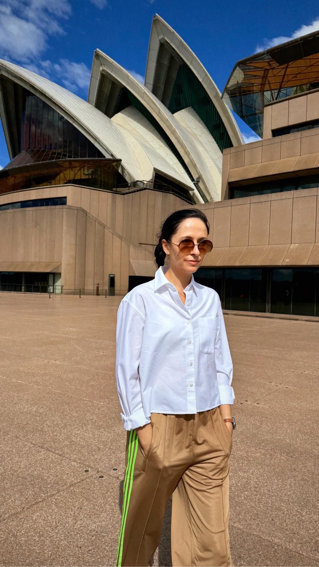 Sydney fit check 🇦🇺 loved this outfit for a day walking around the city. The perfect white shirt & comfiest trousers 👌

#LTKuk #LTKsummer #LTKeurope