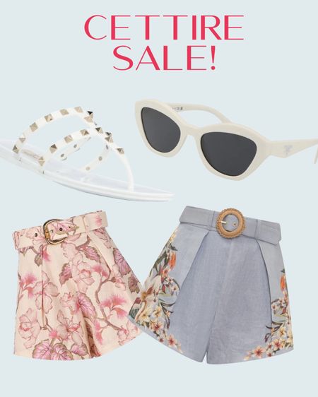 My favorite designer items are on sale! I almost bought these Prada sunglasses on our Palm Beach trip, but was thinking they may go on sale for Memorial Day. They aren’t just on sale, they are on major sale! Fyi, the Zimmerman shorts run small. Order a size up if in between! 