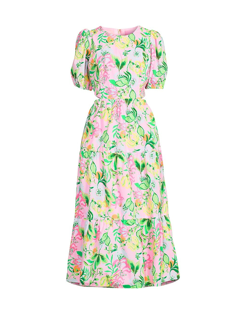 Women's Lyssa Floral Cotton Midi-Dress - Multi Amore Spritzer - Size 6 | Saks Fifth Avenue