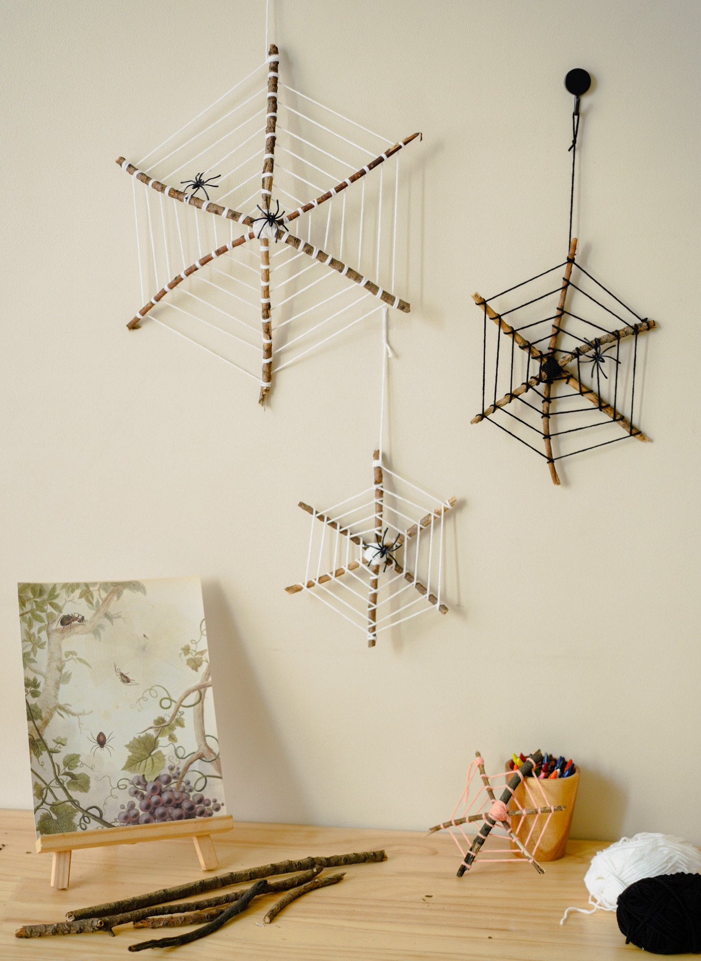 DIY Spider Webs! 🕸️🕷️

This is a craft from our W is for Web Letter Unit from our Nature Alphabet Guide, and it’s such a fun craft for Halloween!

Simply collect a few sticks while on your next nature walk, grab some yarn (we used black and white but any color works) and then add in a few plastic spiders! So simple and so fun!

#LTKHalloween #LTKSeasonal #LTKKids